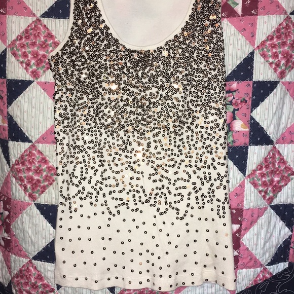 Only Nine Sequined Tank - Picture 2 of 3
